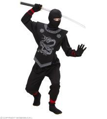 Kostüm Verkleidung Karneval 158cm Ninja Leuchtartikel CYBER NINJA Oberteil mit 