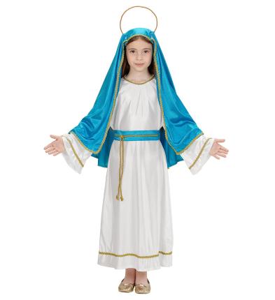 Kostüm Heilige Maria für Kinder – Gr. 116 – 140cm - Jungfrau Marie 