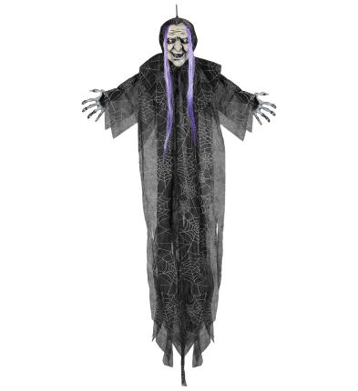 Halloween Hexe zum Aufhängen 110cm – Halloween Deko Figur 