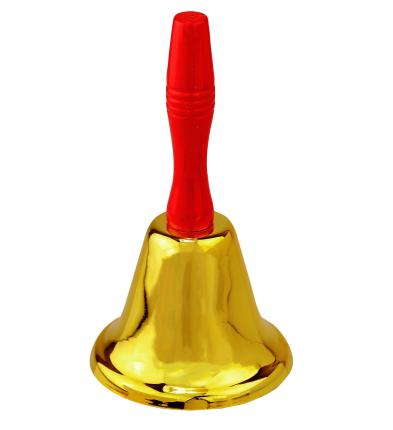 Weihnachtsglocke - Nikolaus Glocke  in gold 