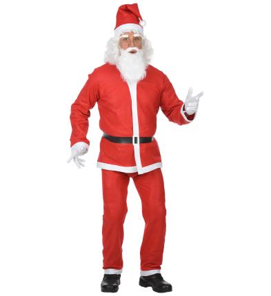 Santa Claus Kostüm - Weihnachtsmann Kostüm M/L - komplett 