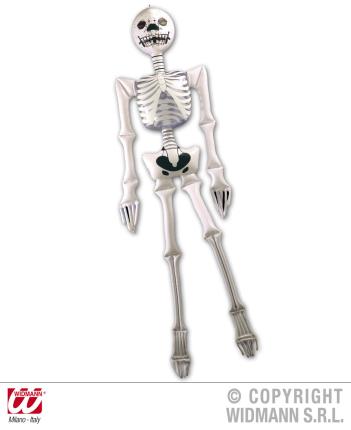 Aufblasbares Skelett 183 cm - Knochengerüst Knochenmann Halloween 