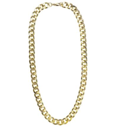 Protzige Goldkette als Halskette 60 cm - Schmuck Imitat 
