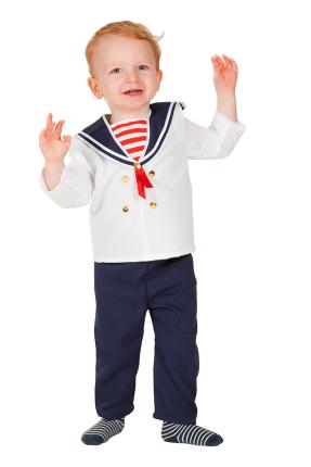 Wilbers Matrose Kostüm Baby Kleinkinder Seefahrer Matrosenkostüm Gr. 86 - 98 