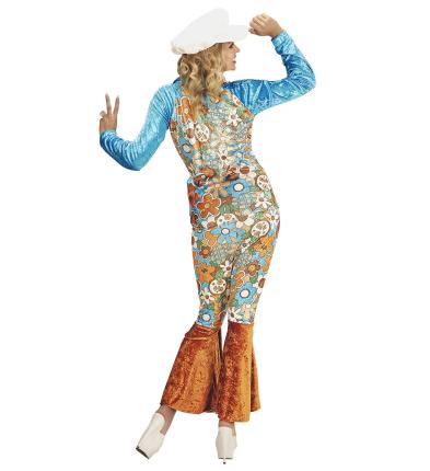 Hippy Kostüm Hippie Frau Gr.XL - Hippie Woman 