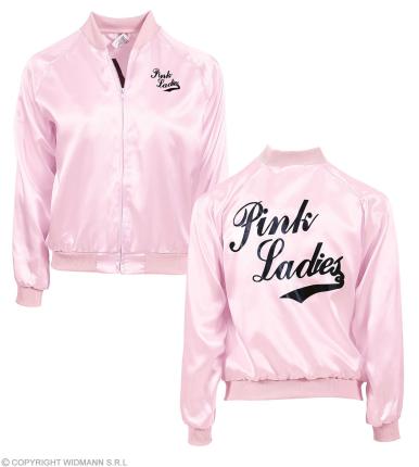 Pink Damen Jacke aus Satin 50er Jahre- Pink Ladies 50ties 