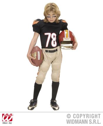 Kostüm American Football Star Gr. 140 - 158cm 