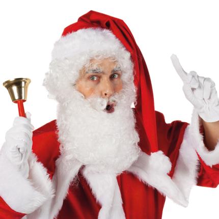Santa Claus Perücke -  Weihnachtsmann Perücke mit Bart 