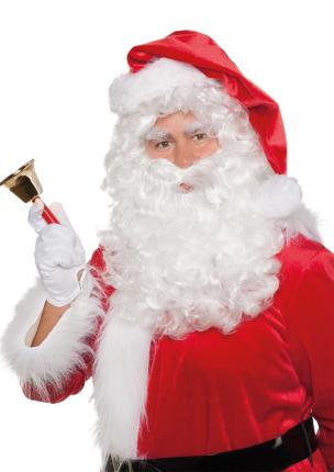 Weihnachtsmann Set - Santa Perücken Set - Nikolaus Perücke 