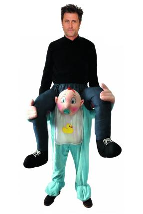 Huckepack Kostüm - Mann auf Baby - Wilbers Gr. M/L - Hucke Pack 