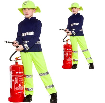 Kostüm Feuerwehrmann Billy -Firemann Kinderkostüm  8-10 Jahre 