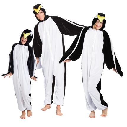 Pinguin Plüsch Kostüm  bis 1,80 m - Pinguin Partner Verkleidung 