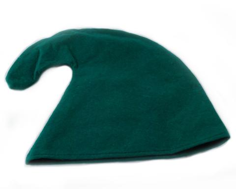 Zwergenmütze für Erwachsene - Zwergen Hut Mütze - Gnommütze - Zwerg grün