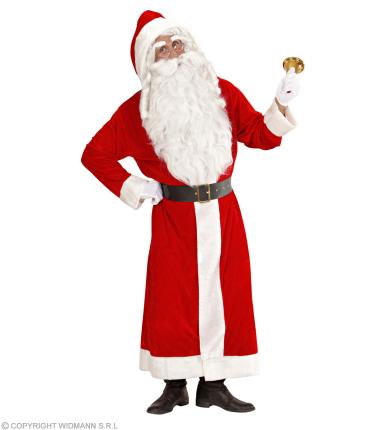 Weihnachtsmann Gr Nikolaus Kostüm Santa Luxus Mantel groß 58 3XL 