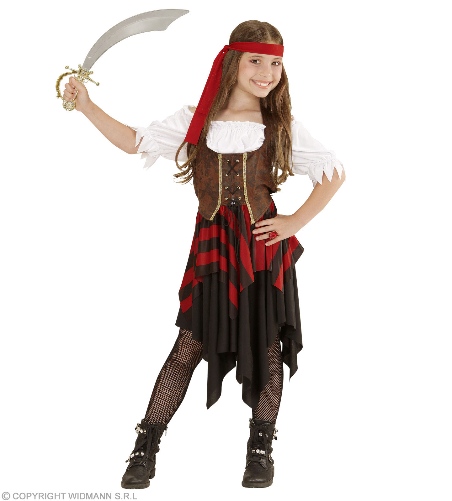 Orl Kinder Kostüm Piratin Piratenbraut Karneval Fasching